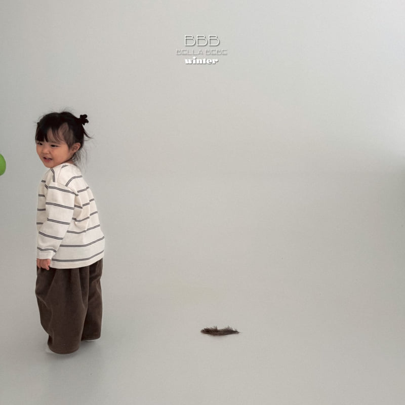 Bella Bambina - Korean Baby Fashion - #onlinebabyboutique - Bebe Double Line Boxy Tee - 8