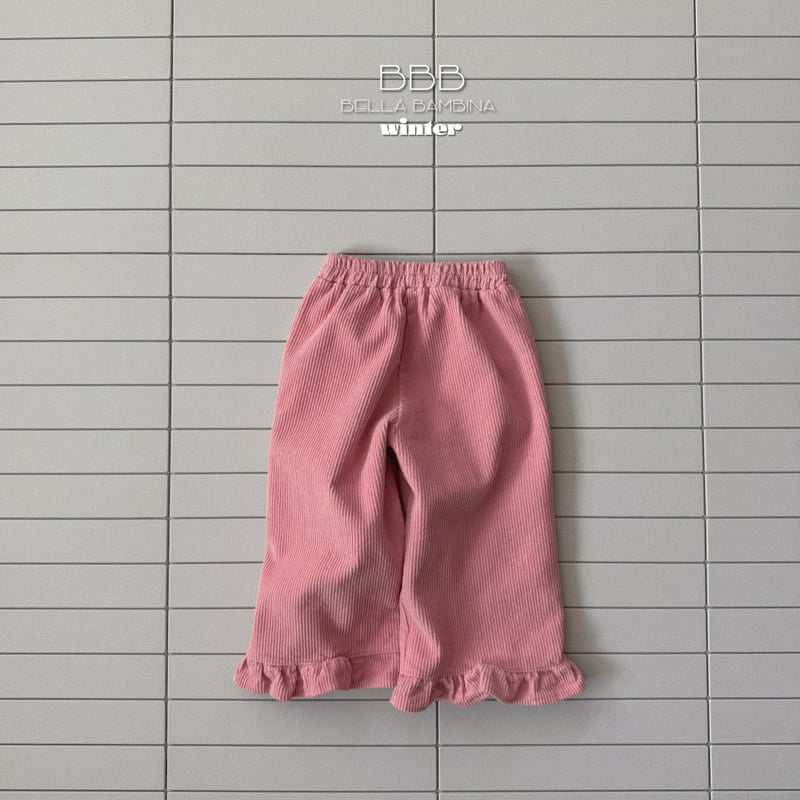 Bella Bambina - Korean Baby Fashion - #onlinebabyboutique - Corduroy Frill Pants - 6