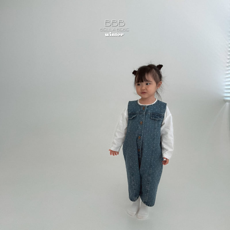 Bella Bambina - Korean Baby Fashion - #onlinebabyshop - Bebe Denim Suit - 10