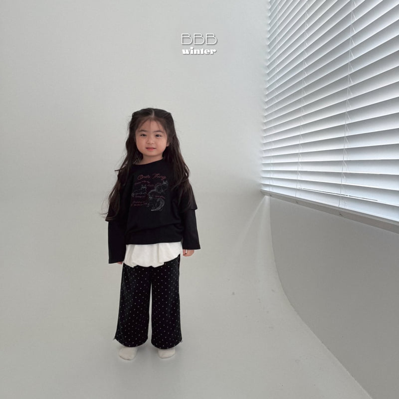 Bella Bambina - Korean Baby Fashion - #onlinebabyshop - Cat Layered Tee - 9