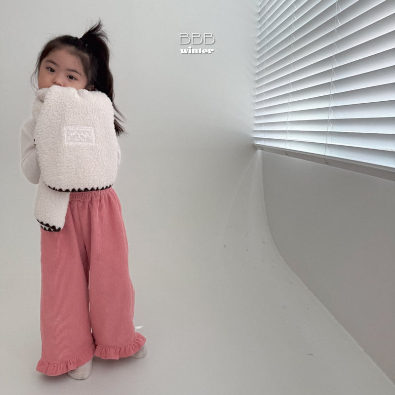 Bella Bambina - Korean Baby Fashion - #onlinebabyshop - Corduroy Frill Pants - 7