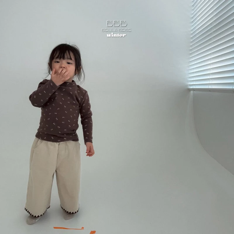 Bella Bambina - Korean Baby Fashion - #smilingbaby - Bebe Ribbon Half Turtleneck Tee - 9