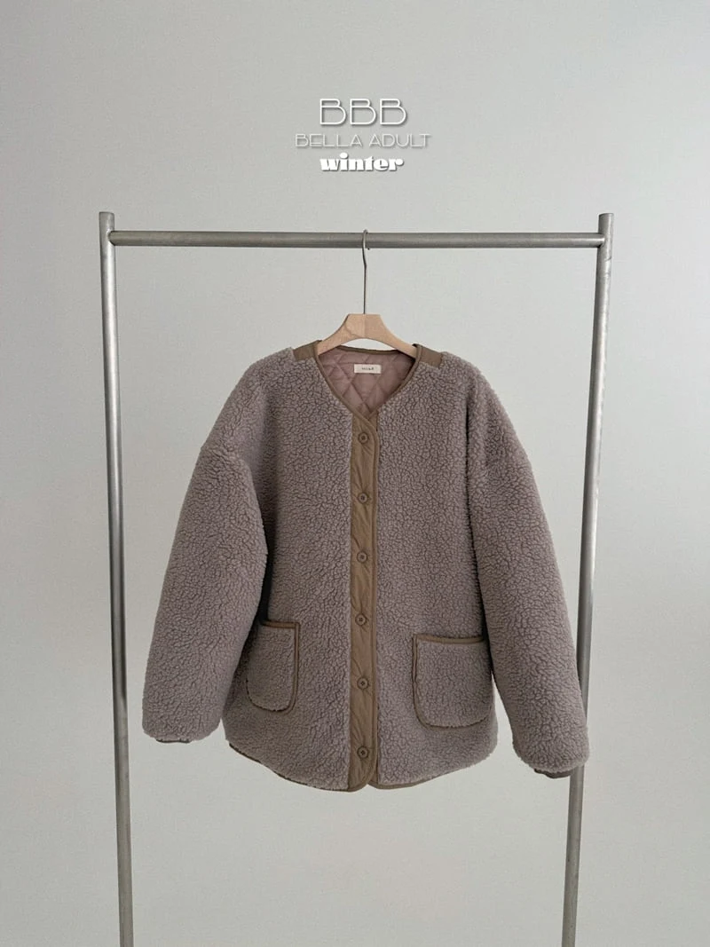 Bella Bambina - Korean Women Fashion - #momslook - Adult Plain Fleece Jacket
