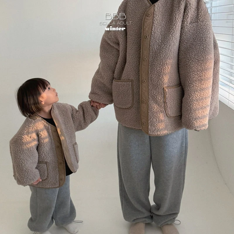 Bella Bambina - Korean Women Fashion - #momslook - Adult Plain Fleece Jacket - 9