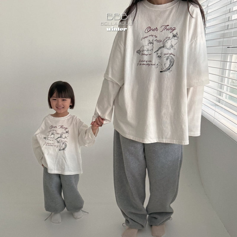 Bella Bambina - Korean Women Fashion - #womensfashion - Adult Cat Layered Tee - 9