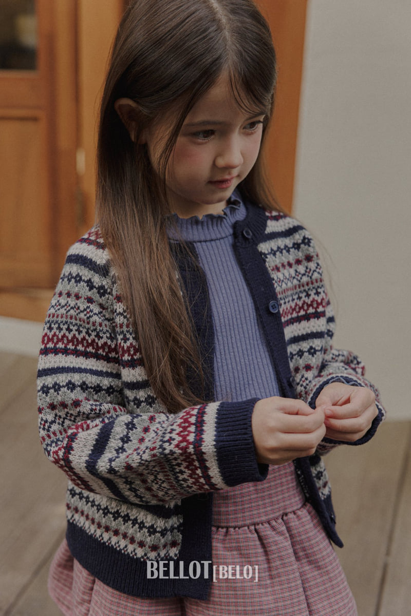 Bellot - Korean Children Fashion - #childofig - Bunny Fleece Turtleneck Tee - 10