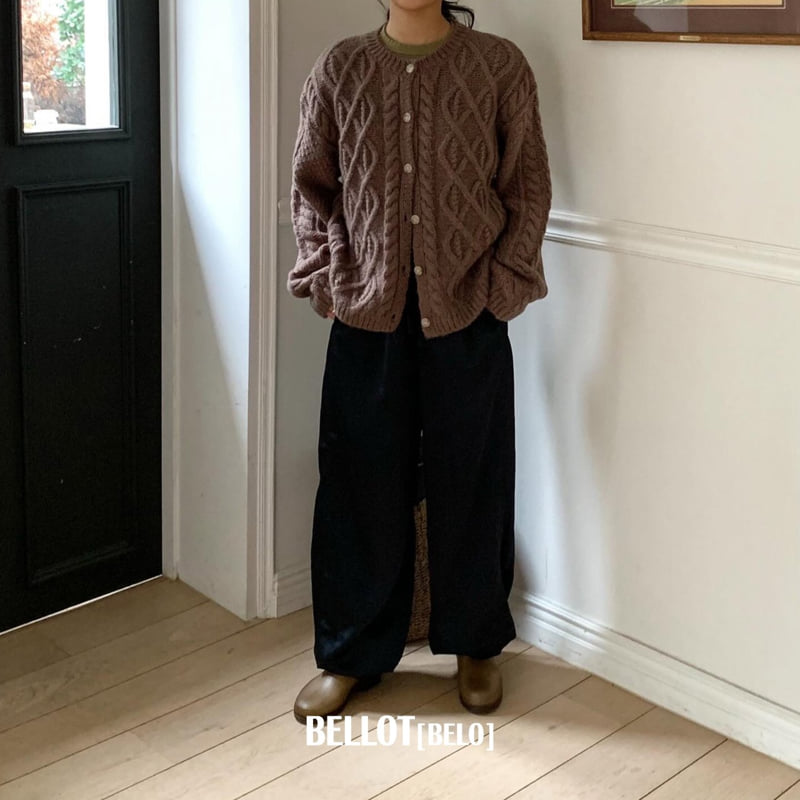 Bellot - Korean Women Fashion - #vintageinspired - Alpaca Cardigan (Adult) - 2