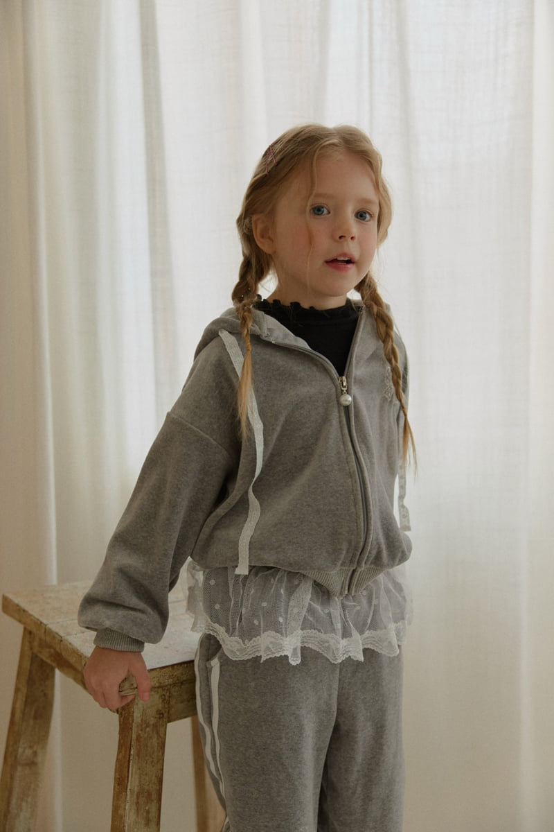 Berry Berry - Korean Children Fashion - #prettylittlegirls - Berry Velour Hood Jacket - 4
