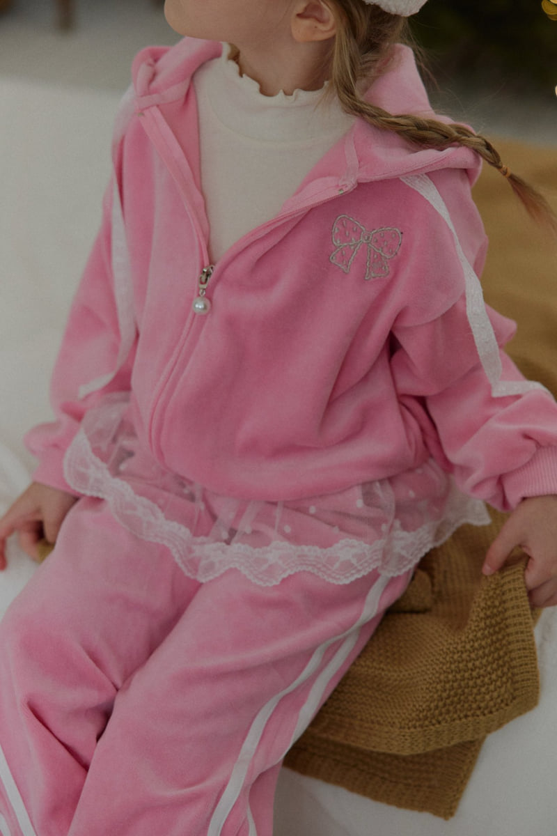 Berry Berry - Korean Children Fashion - #fashionkids - Berry Velour Hood Jacket - 9