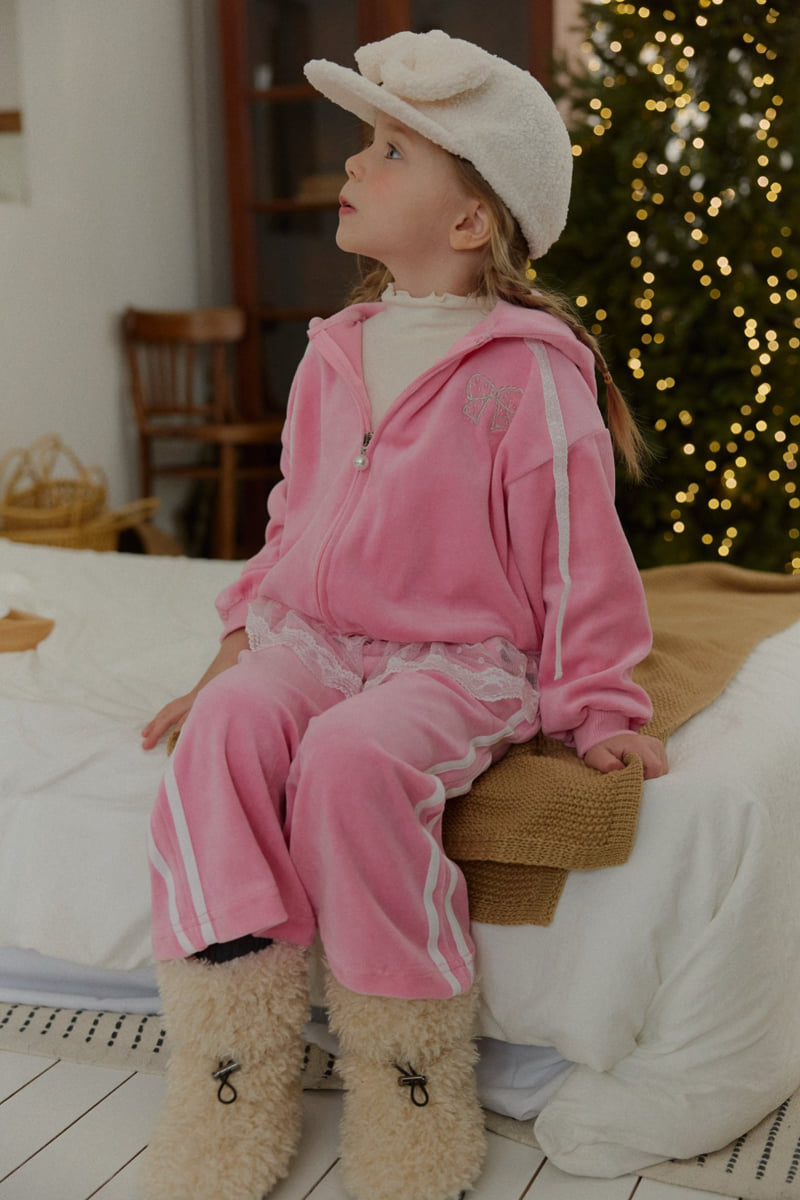 Berry Berry - Korean Children Fashion - #kidsstore - Berry Velour Hood Jacket - 11