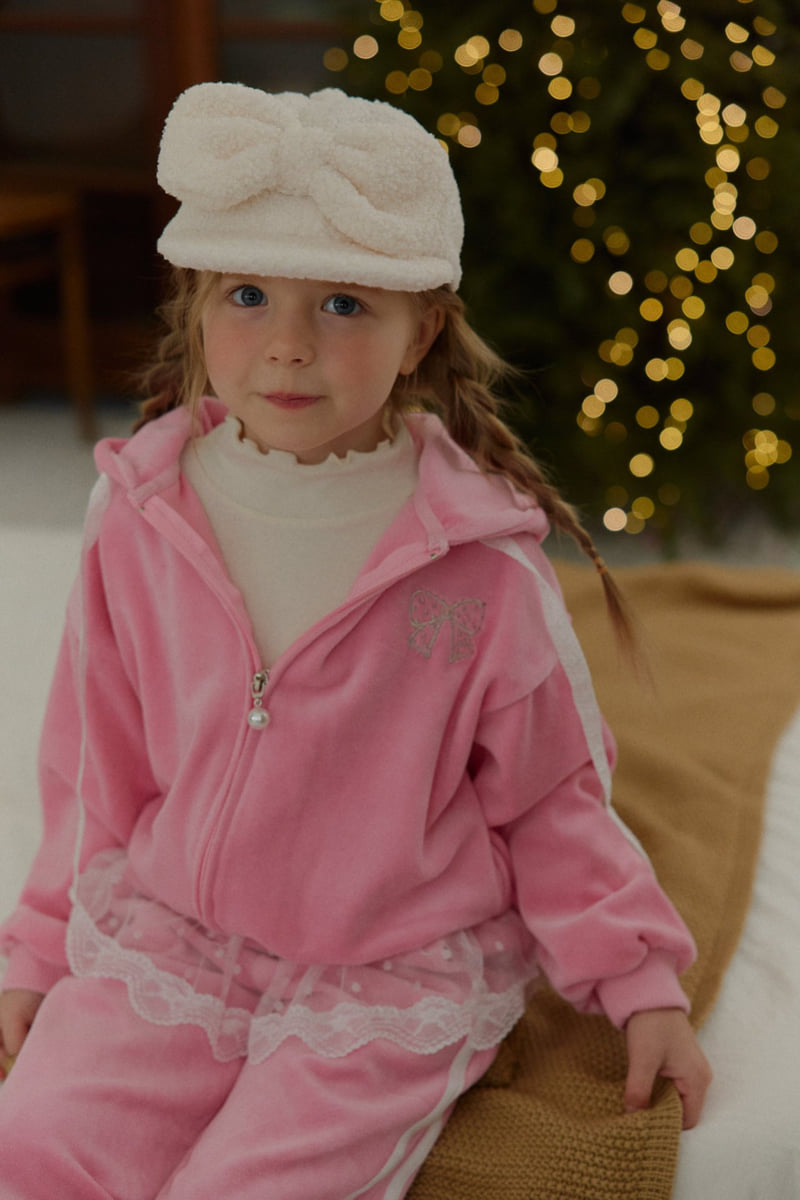 Berry Berry - Korean Children Fashion - #kidzfashiontrend - Berry Velour Hood Jacket - 12