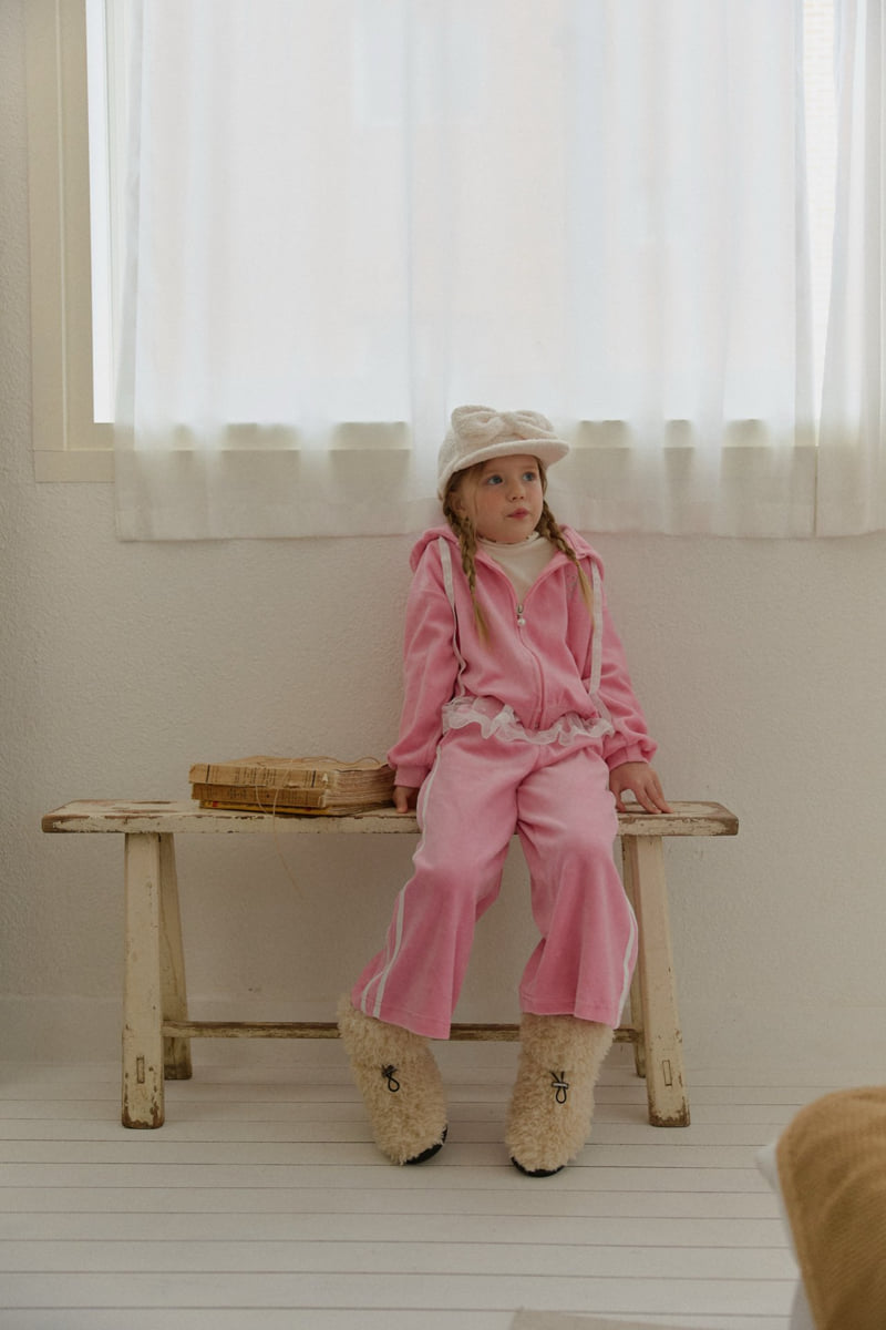 Berry Berry - Korean Children Fashion - #littlefashionista - Berry Velour Pants