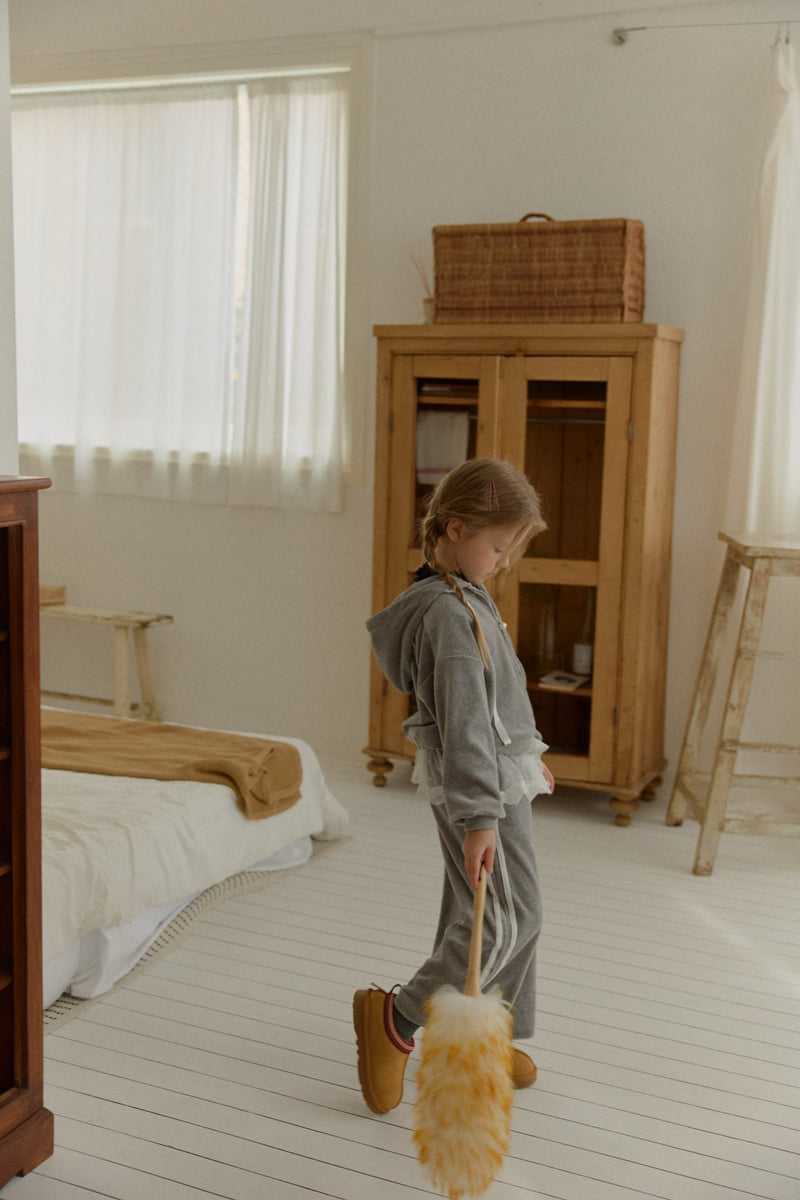 Berry Berry - Korean Children Fashion - #minifashionista - Berry Velour Pants - 4