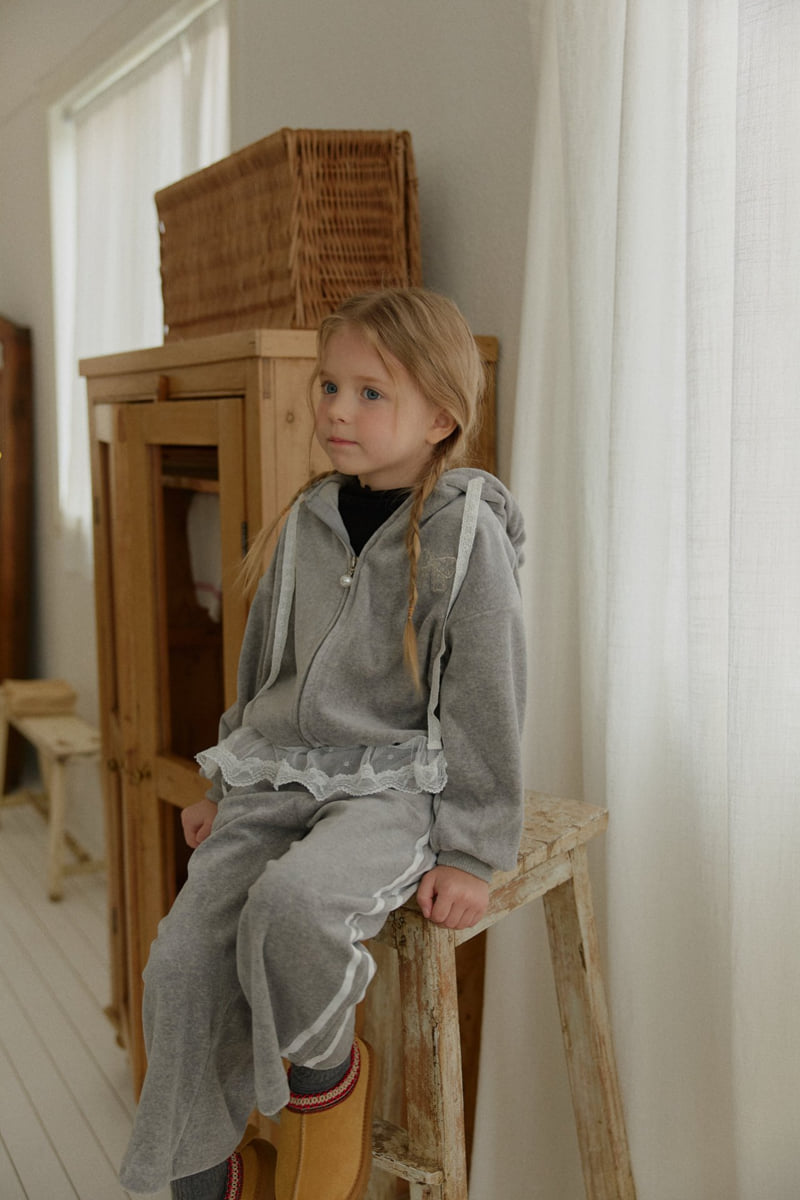 Berry Berry - Korean Children Fashion - #prettylittlegirls - Berry Velour Hood Jacket - 3