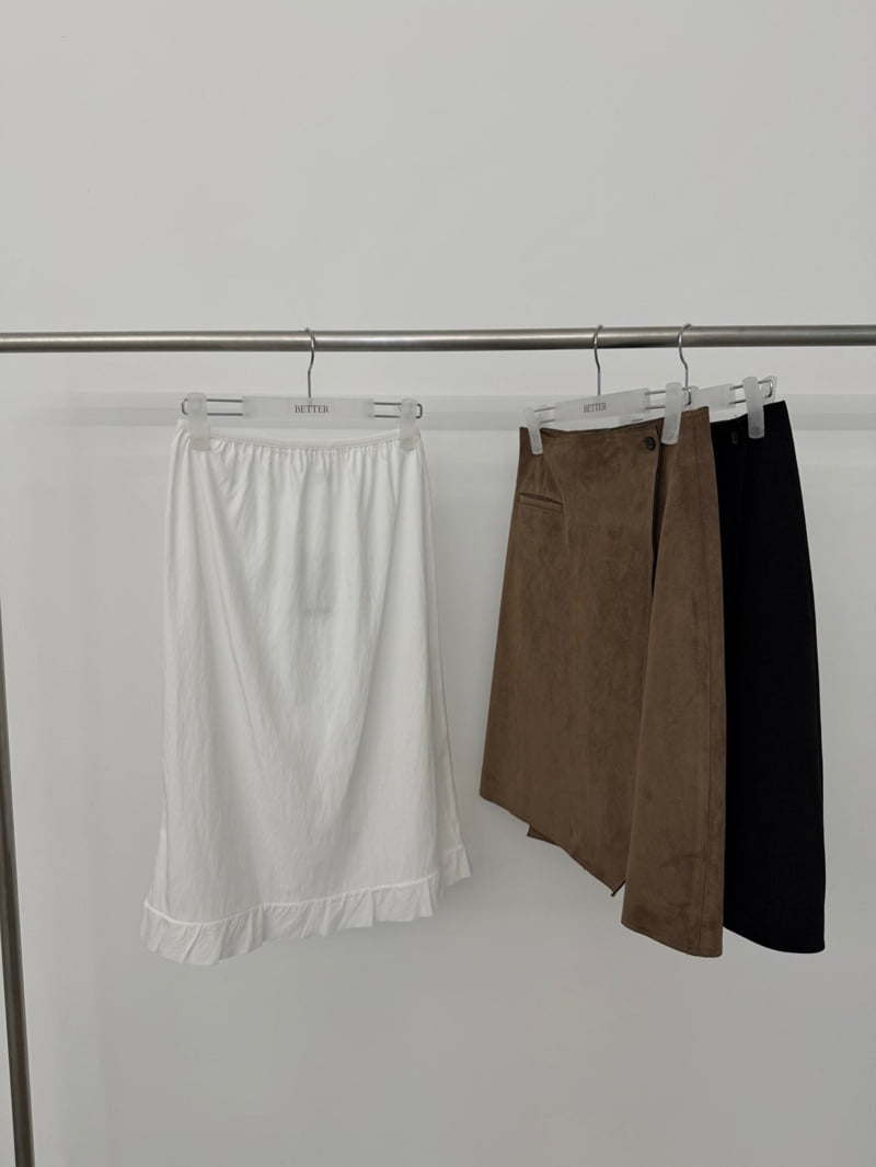 Better - Korean Women Fashion - #momslook - Fork Wrap Skirt