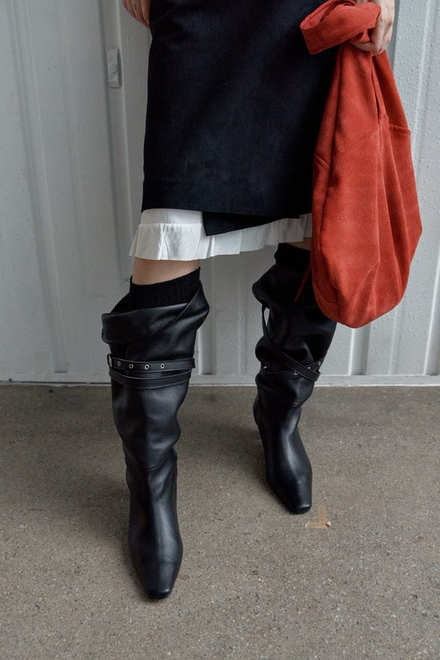 Better - Korean Women Fashion - #momslook - Fork Wrap Skirt - 11