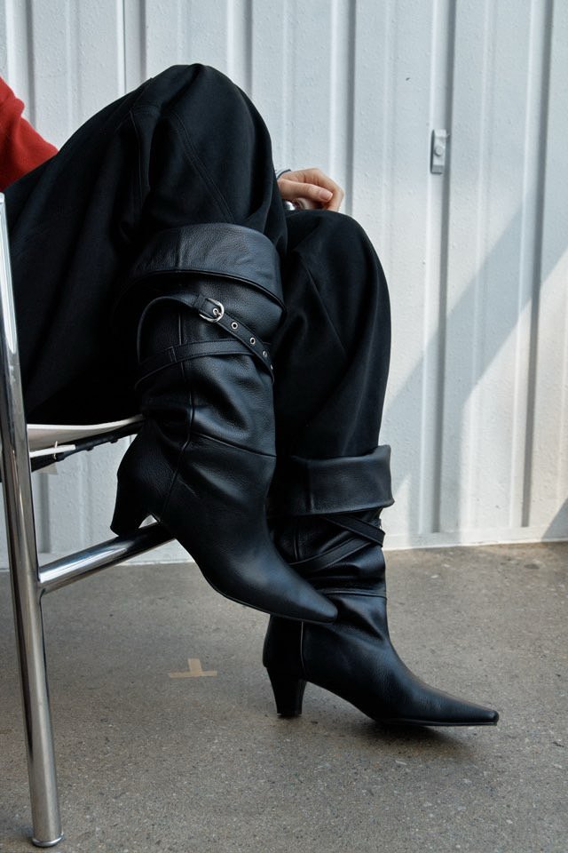 Better - Korean Women Fashion - #momslook - Belted Boots - 12