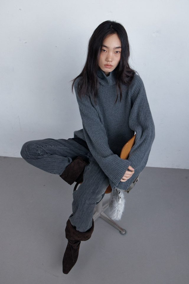 Better - Korean Women Fashion - #momslook - Ash Polar Knit - 8