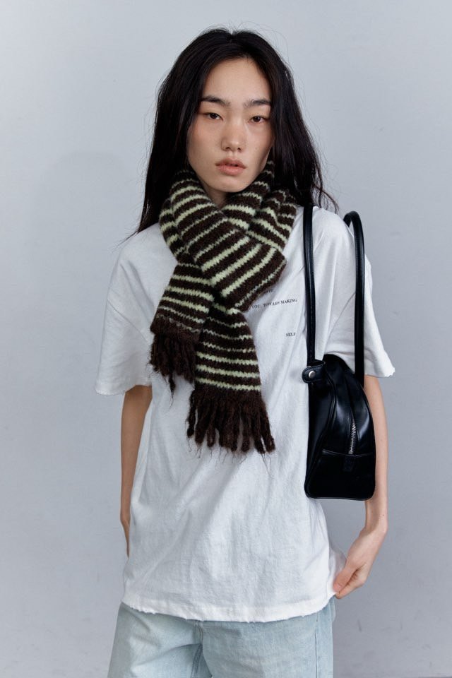 Better - Korean Women Fashion - #thelittlethings - Stripe Muffler - 4