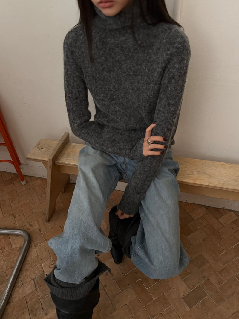 Better - Korean Women Fashion - #momslook - Unbalanced Ribbed Knit - 11