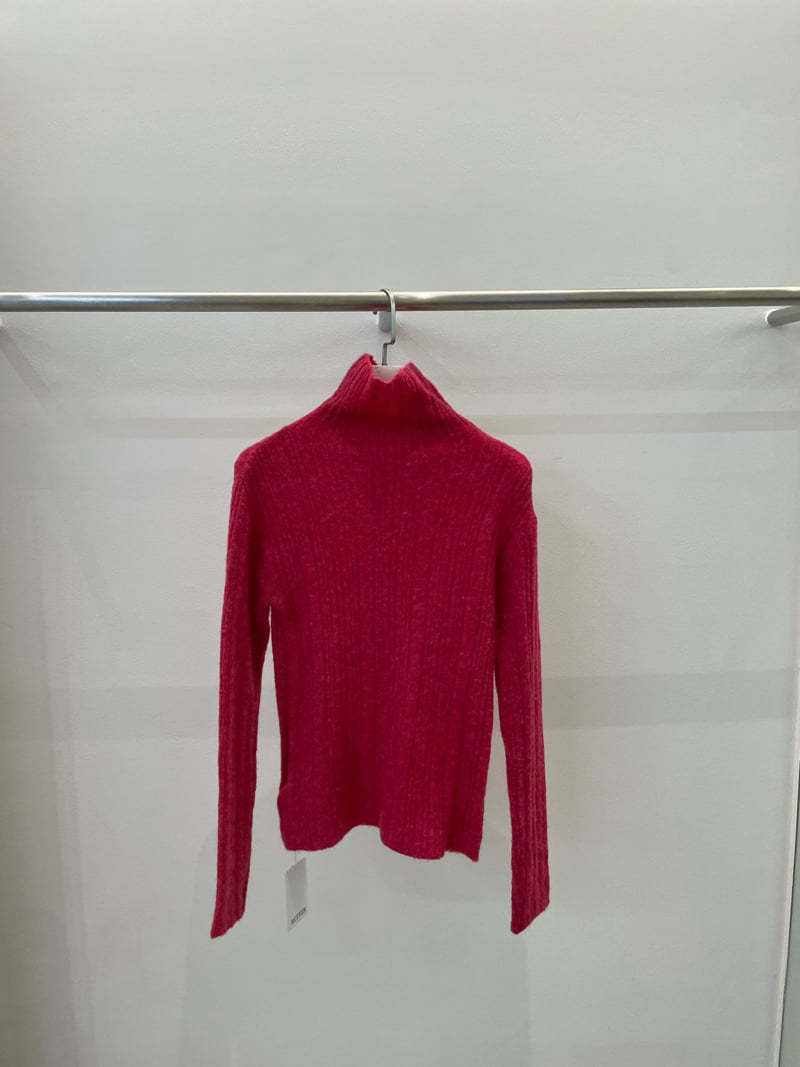 Better - Korean Women Fashion - #momslook - Unbalanced Ribbed Knit - 3