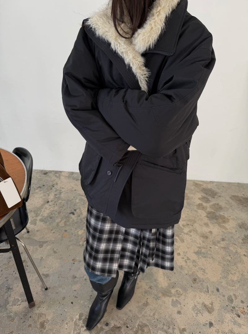 Better - Korean Women Fashion - #momslook - Blooming Padded Jumper - 11