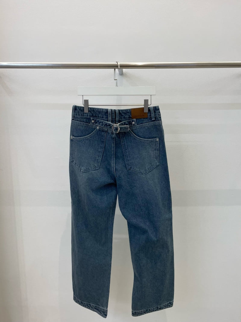 Better - Korean Women Fashion - #momslook - Back Denim Pants - 2