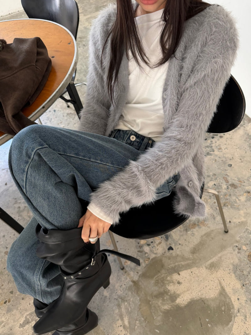 Better - Korean Women Fashion - #momslook - Angora Cardigan - 7