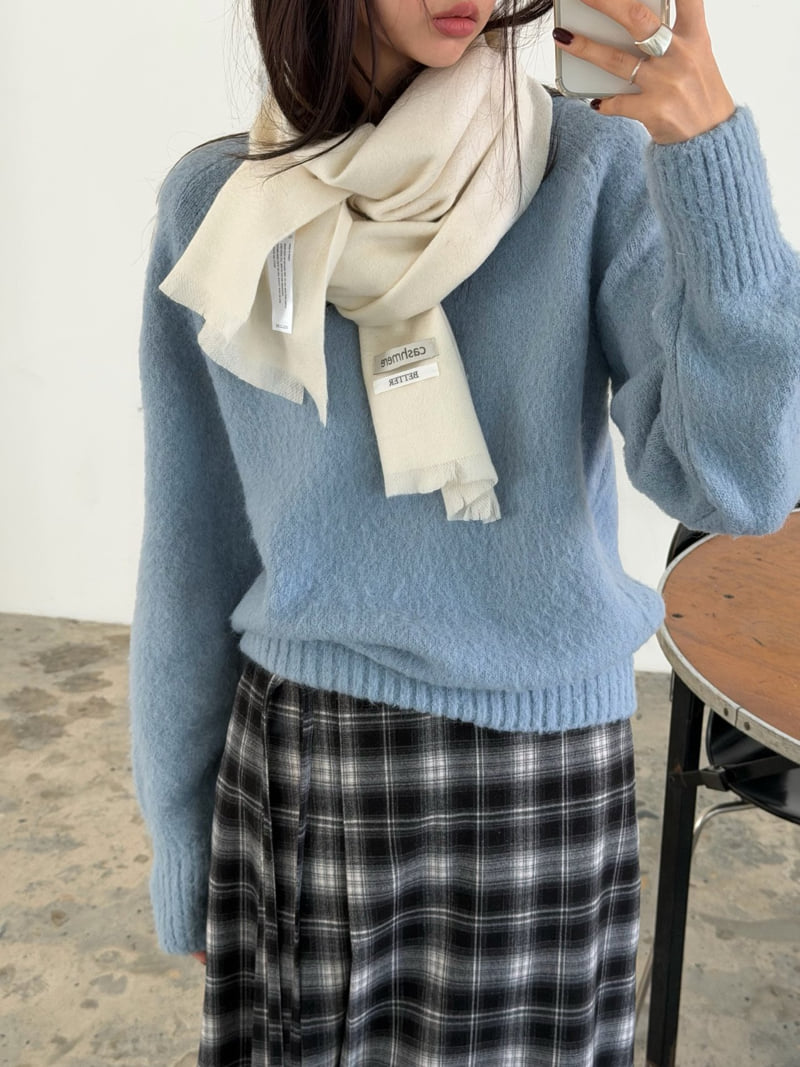 Better - Korean Women Fashion - #momslook - Wool Round Knit - 6