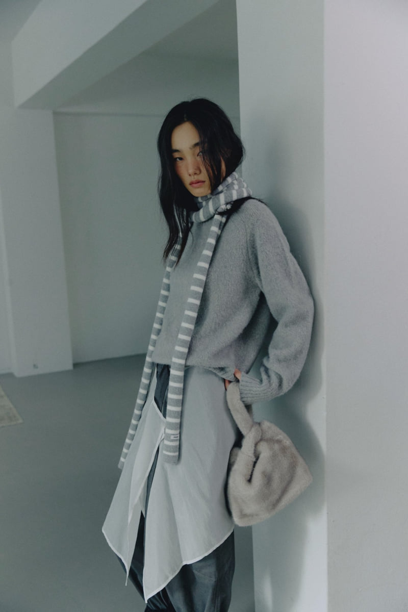 Better - Korean Women Fashion - #momslook - Long Knit Muffler - 5