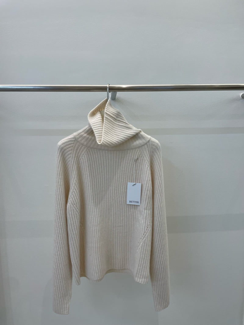 Better - Korean Women Fashion - #restrostyle - Ash Polar Knit - 3