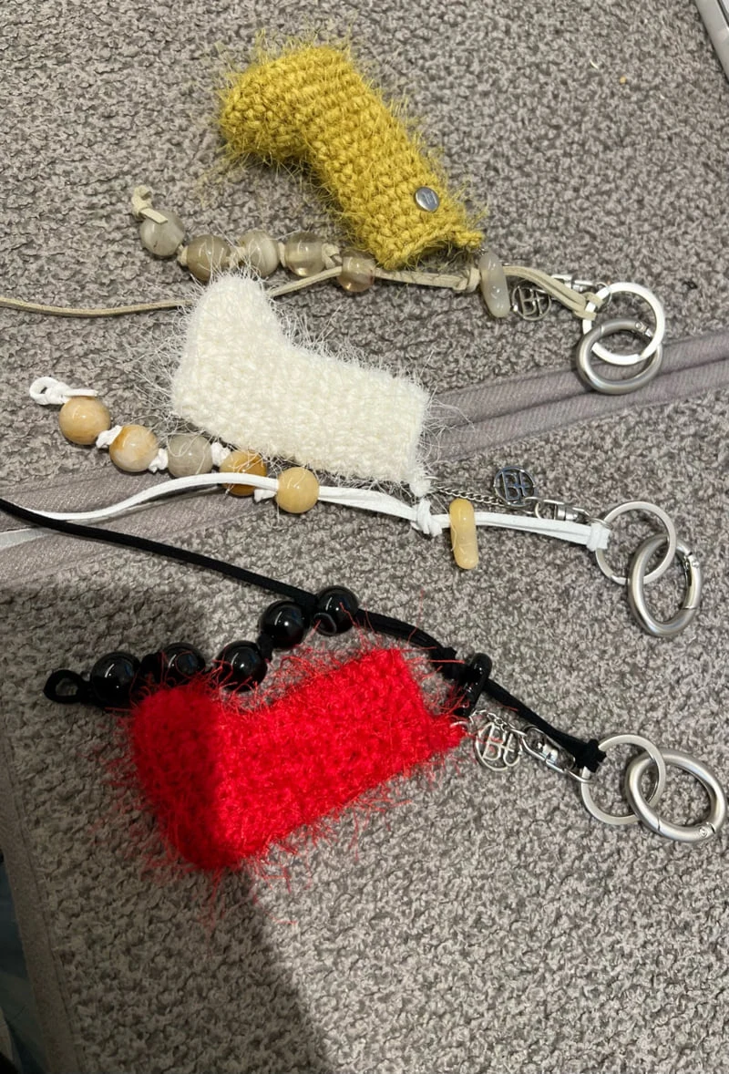 Better - Korean Women Fashion - #restrostyle - Socks Keyring - 2