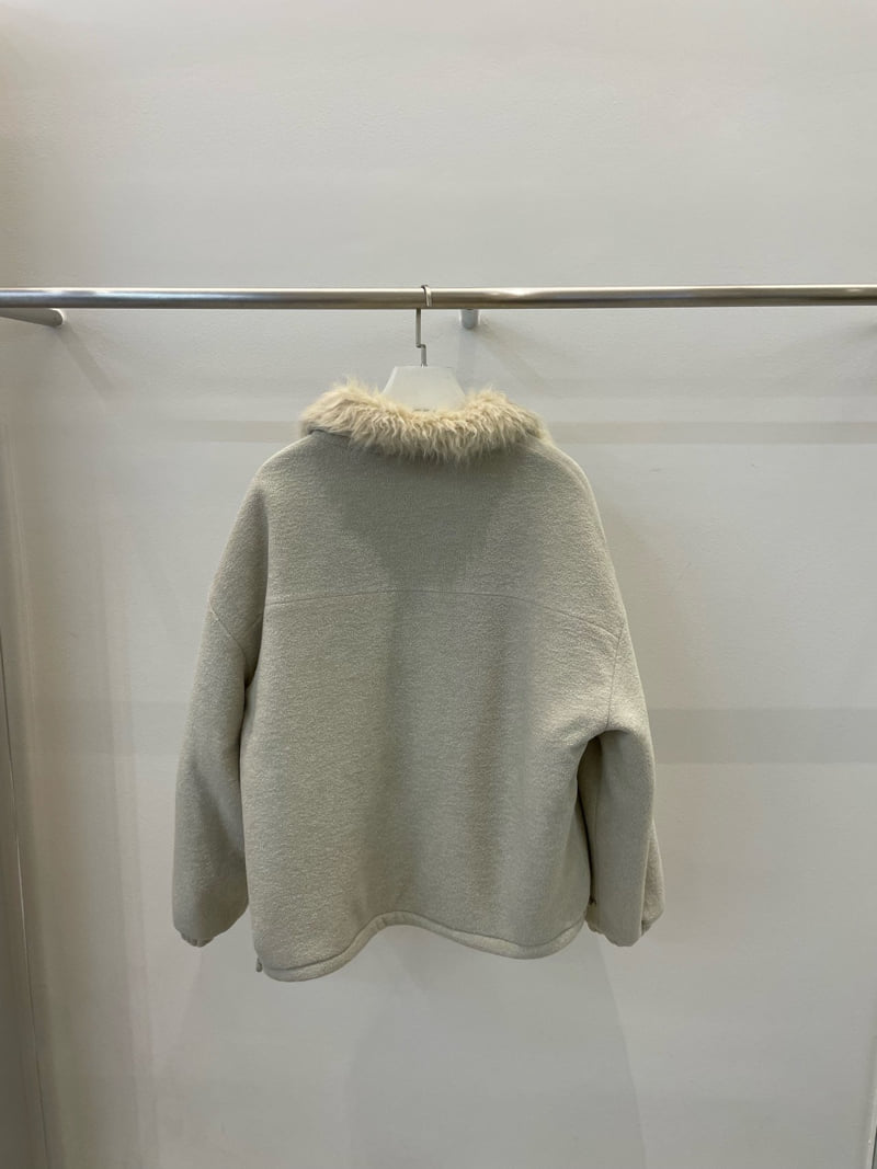 Better - Korean Women Fashion - #romanticstyle - Log Fleece Jumper - 2