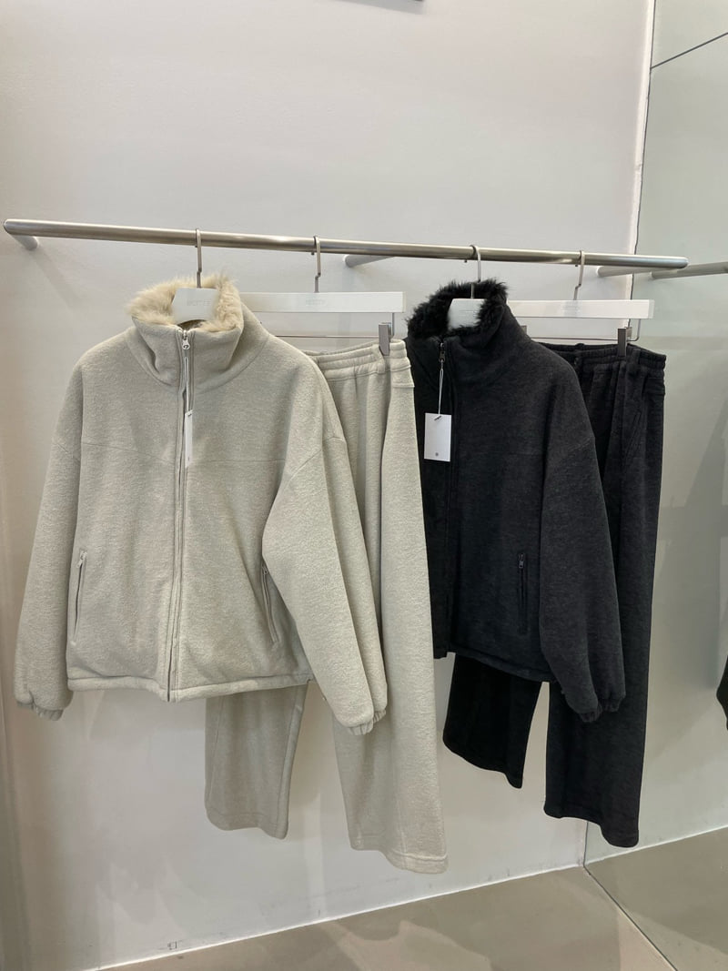 Better - Korean Women Fashion - #thatsdarling - Log Fleece Pants - 3