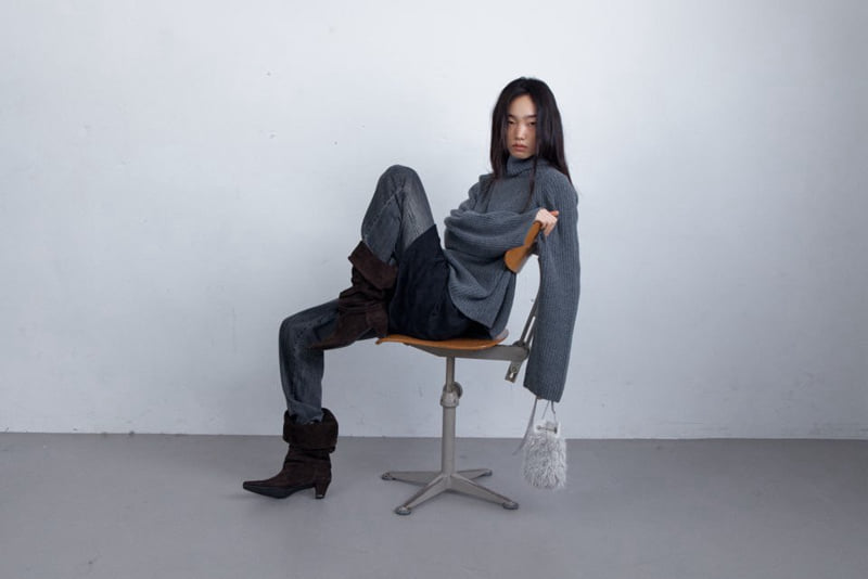 Better - Korean Women Fashion - #thelittlethings - Ash Polar Knit - 7