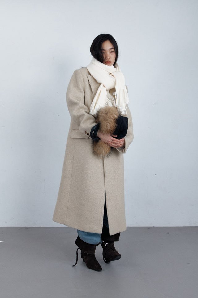 Better - Korean Women Fashion - #vintagekidsstyle - Fancy Wool Coat - 5
