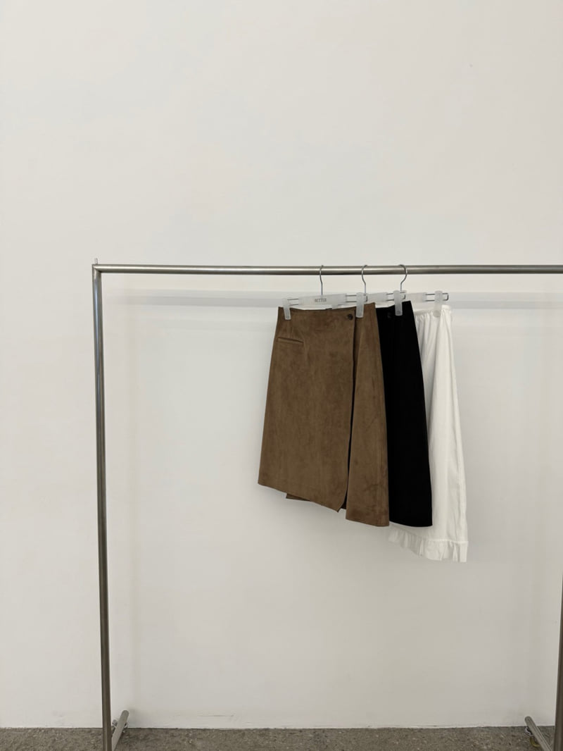 Better - Korean Women Fashion - #womensfashion - Fork Wrap Skirt - 2