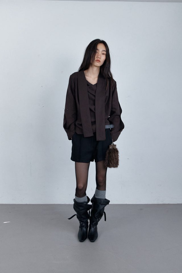 Better - Korean Women Fashion - #womensfashion - Ranch Tie Blouse - 12