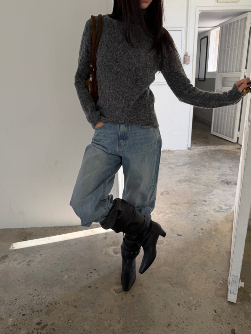 Better - Korean Women Fashion - #womensfashion - Unbalanced Ribbed Knit - 12
