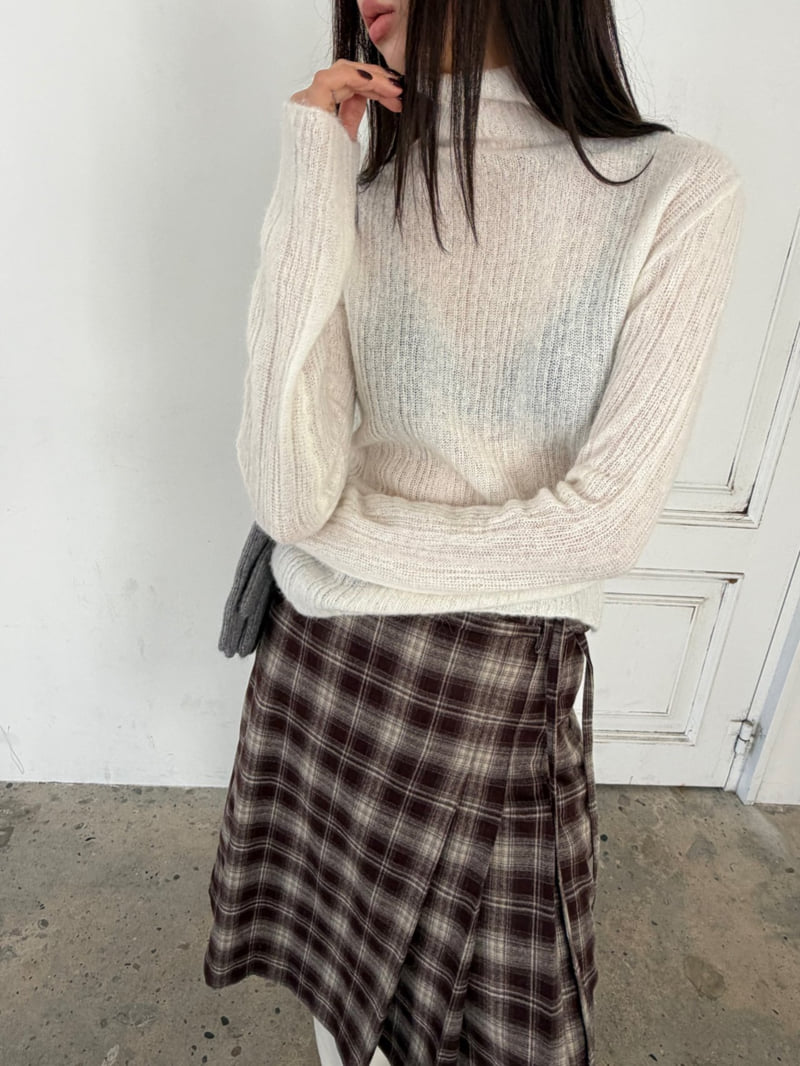 Better - Korean Women Fashion - #womensfashion - Unbalanced Ribbed Knit - 6