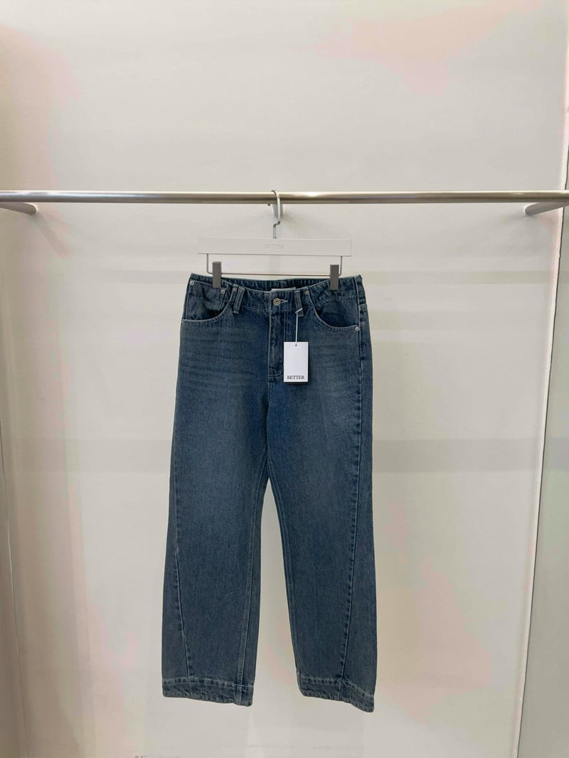 Better - Korean Women Fashion - #womensfashion - Back Denim Pants
