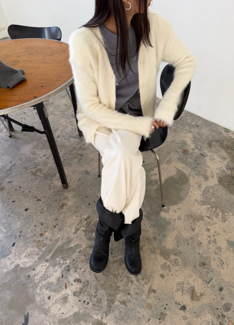Better - Korean Women Fashion - #momslook - Angora Cardigan - 4