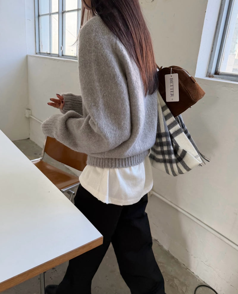 Better - Korean Women Fashion - #womensfashion - Wool Round Knit - 11