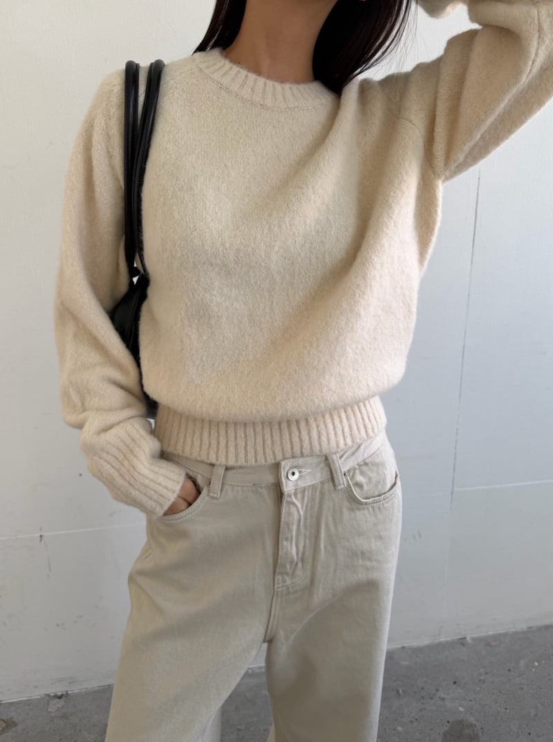 Better - Korean Women Fashion - #womensfashion - Wool Round Knit - 3