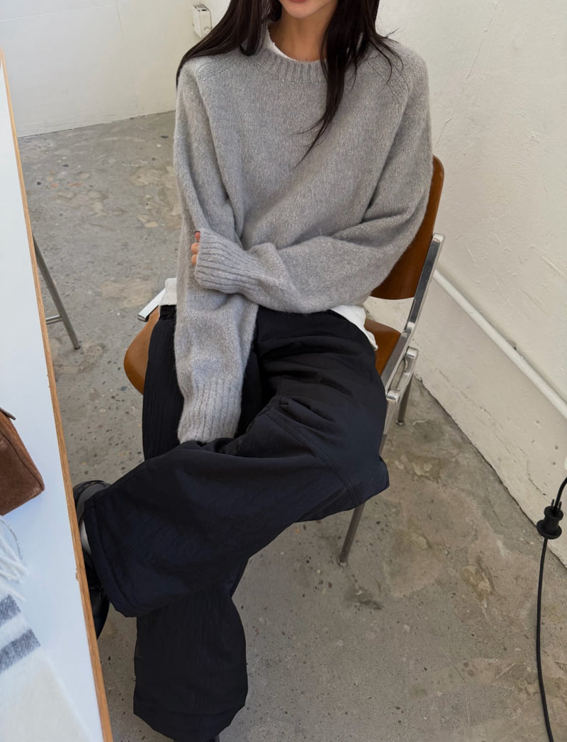Better - Korean Women Fashion - #womensfashion - Wool Round Knit - 9