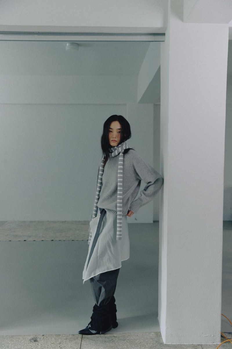 Better - Korean Women Fashion - #momslook - Long Knit Muffler - 4