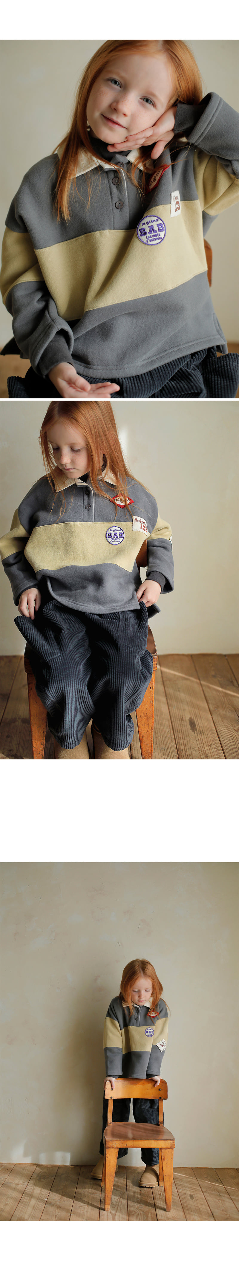Bien A Bien - Korean Children Fashion - #discoveringself - Brion Collar Tee - 6