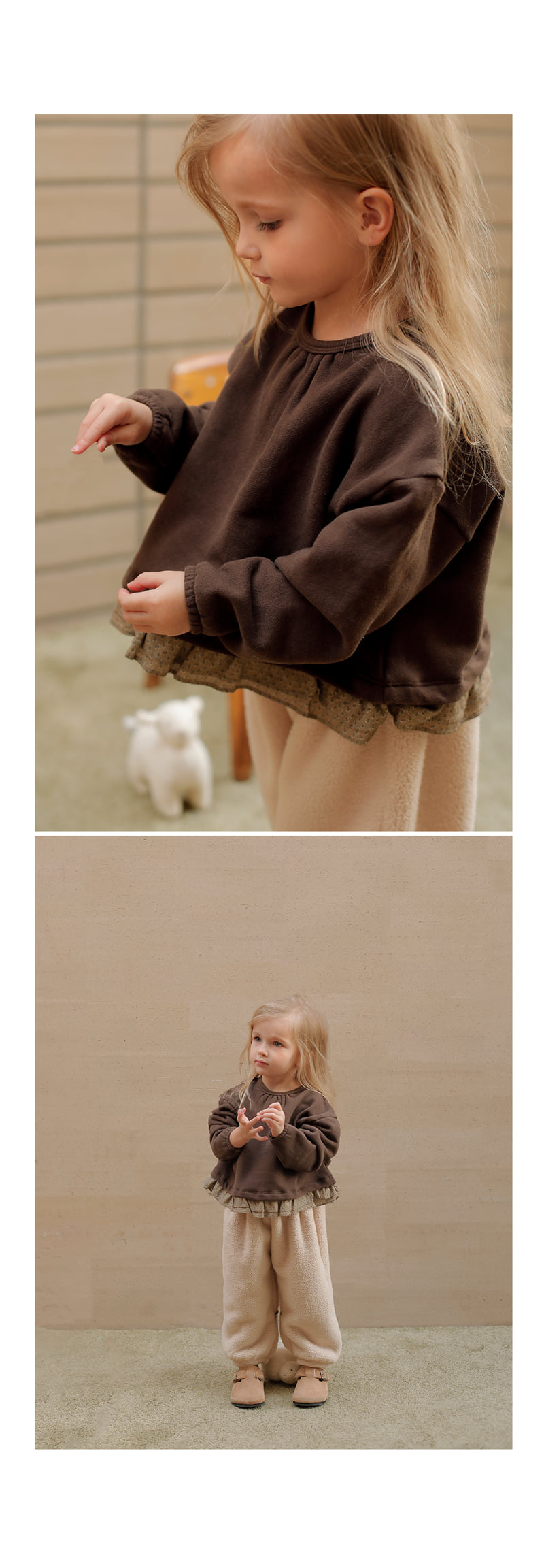 Bien A Bien - Korean Children Fashion - #discoveringself - Verona Frill Sweatshirt - 4