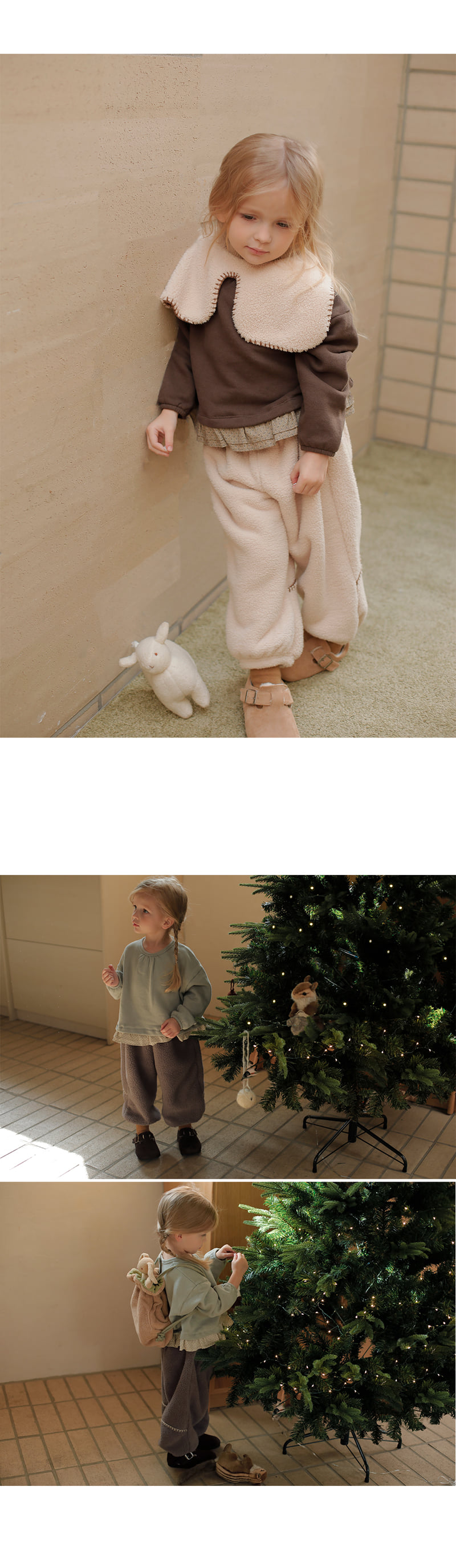 Bien A Bien - Korean Children Fashion - #kidsshorts - Verona Frill Sweatshirt - 5
