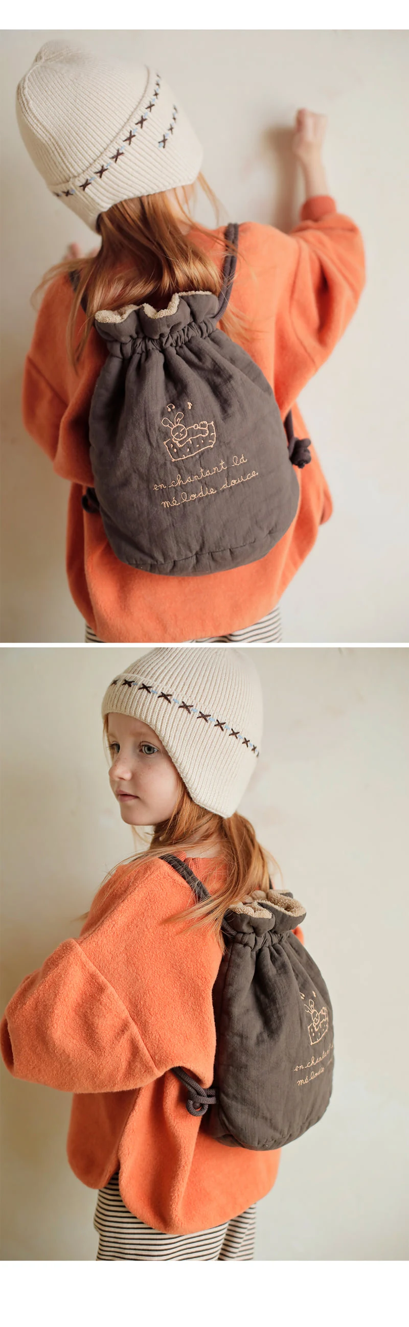 Bien A Bien - Korean Children Fashion - #kidsstore - Longfang Bonding Backpack - 6